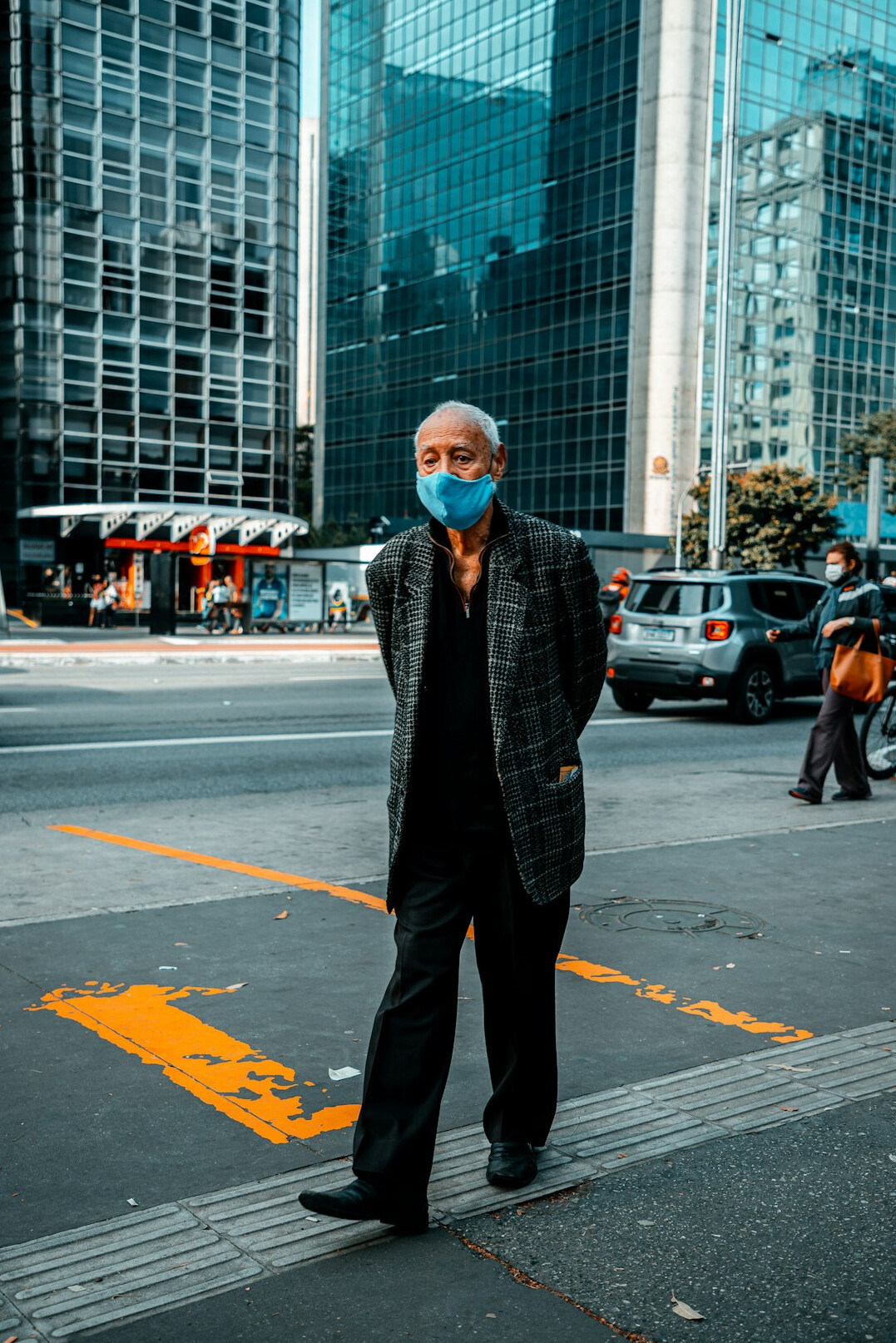 Portrait of a Brazilian man in a suit